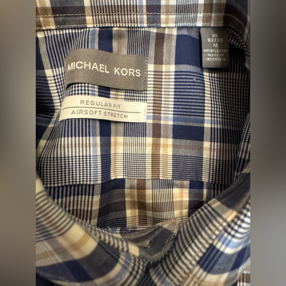 Men’s Michael Kors Button Down. Size medium. Like new - Picture 2 of 3